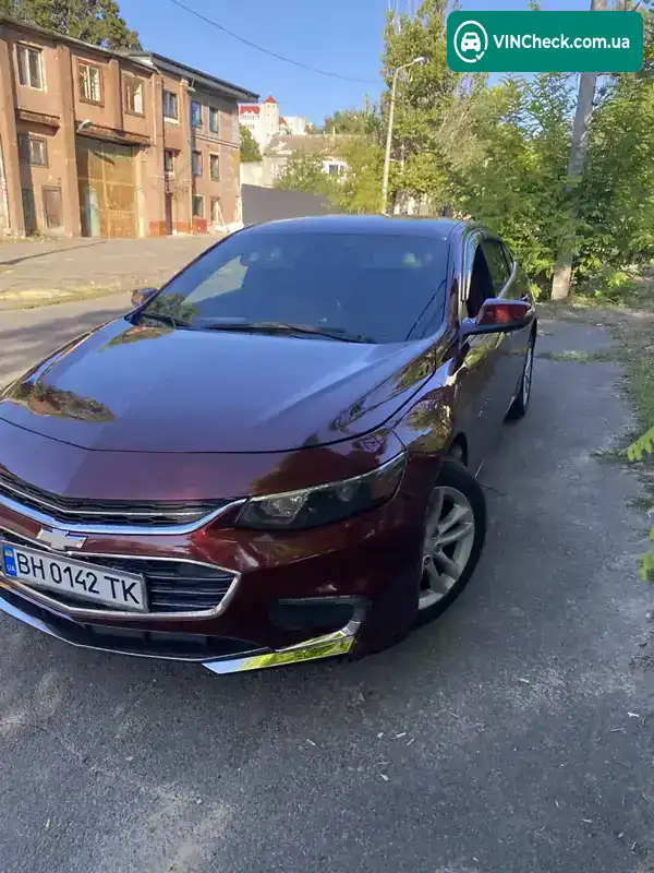 Chevrolet Malibu 2016, фото з оголошення 1 з 14, VIN 1G1ZE5ST5GF254431