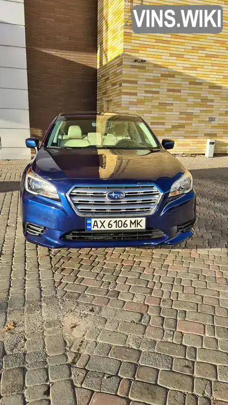 Subaru Legacy 2017, фото з оголошення 2 з 21, VIN 4S3BNAC6XH3062466
