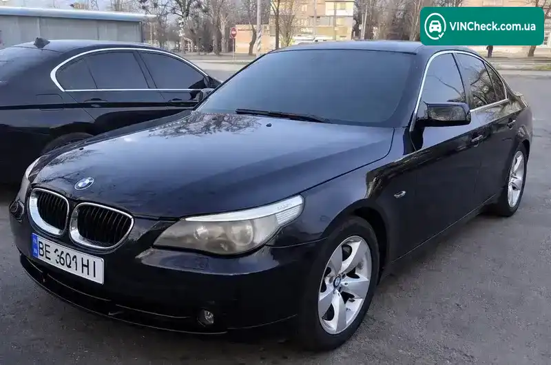 BMW 5 Series 2005, фото з оголошення 1 з 13, VIN WBANE31080B947943