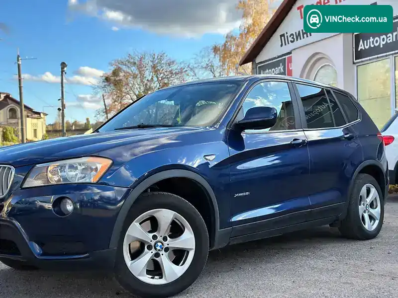 BMW X3 2011, фото з оголошення 2 з 21, VIN 5UXWX5C53CL723143