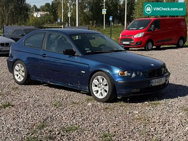 BMW 3 Series 2002, фото з оголошення 1 з 8, VIN WBAAT71050KR00123
