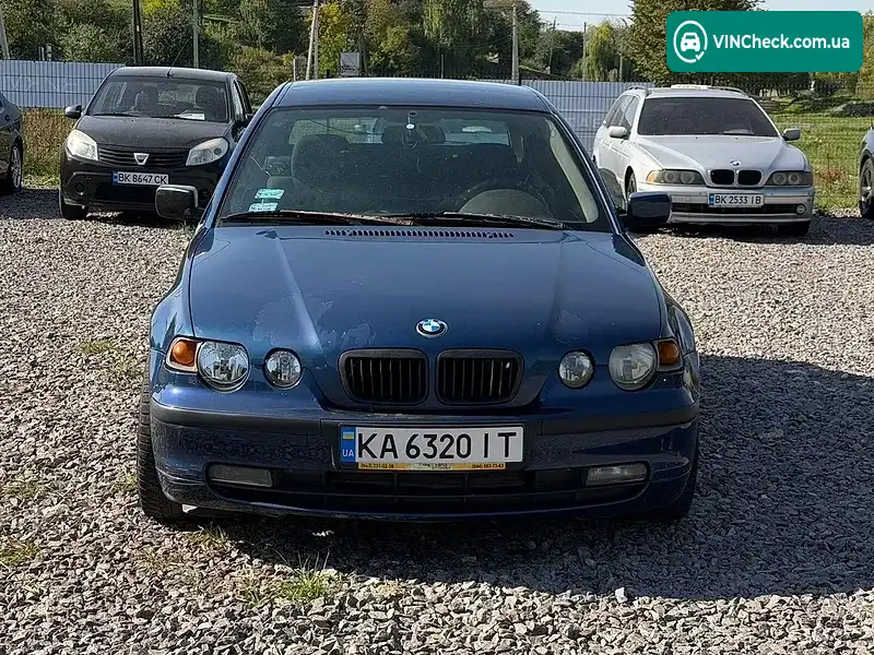 BMW 3 Series 2002, фото з оголошення 2 з 8, VIN WBAAT71050KR00123