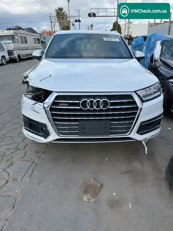 Audi Q7 2017, фото з оголошення 1 з 8, VIN WA1LHAF78JD008643