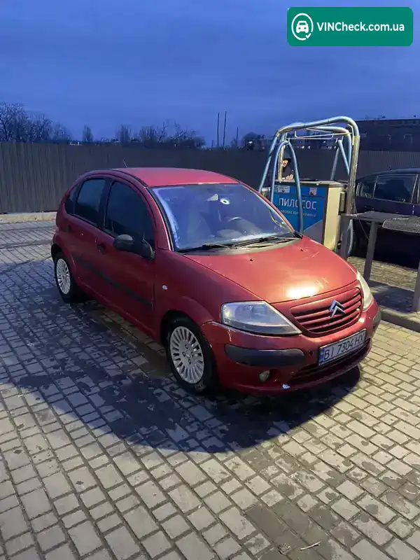 Citroen C3 2003, фото з оголошення 2 з 6, VIN VF7FCKFVE26640695