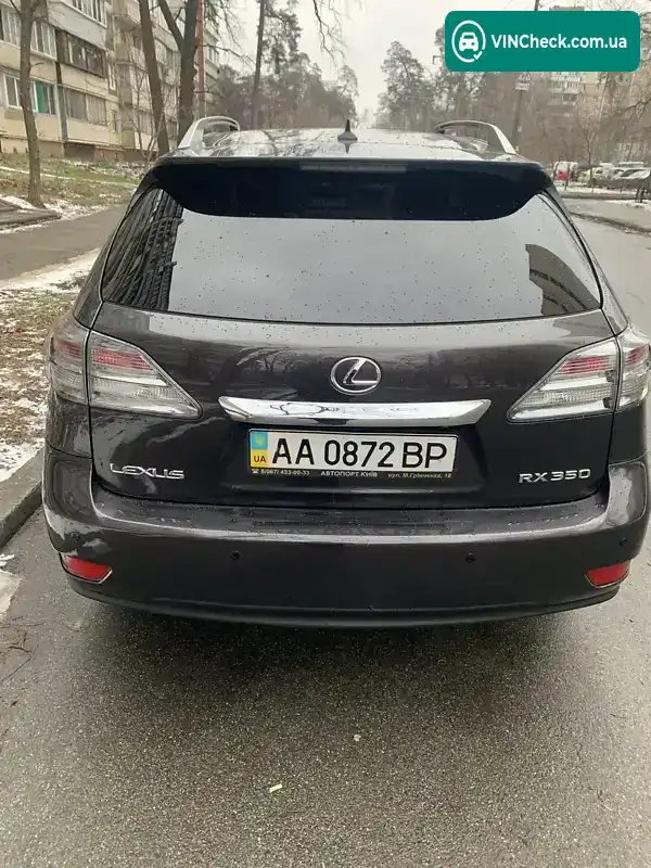 Lexus RX 2009, фото з оголошення 2 з 20, VIN 2T2BK1BA1AC014118