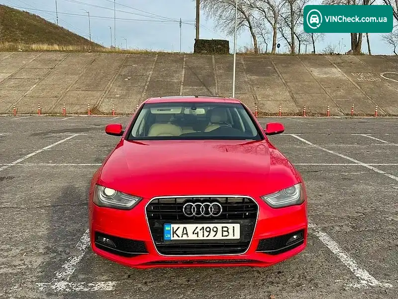 Audi A4 2014, фото з оголошення 2 з 19, VIN WAUEFBFL1EN037163