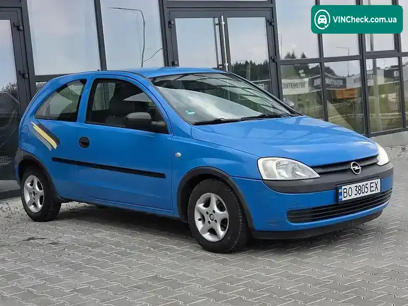 Opel Corsa 2001, фото з оголошення 2 з 20, VIN W0L0XCF0814102807