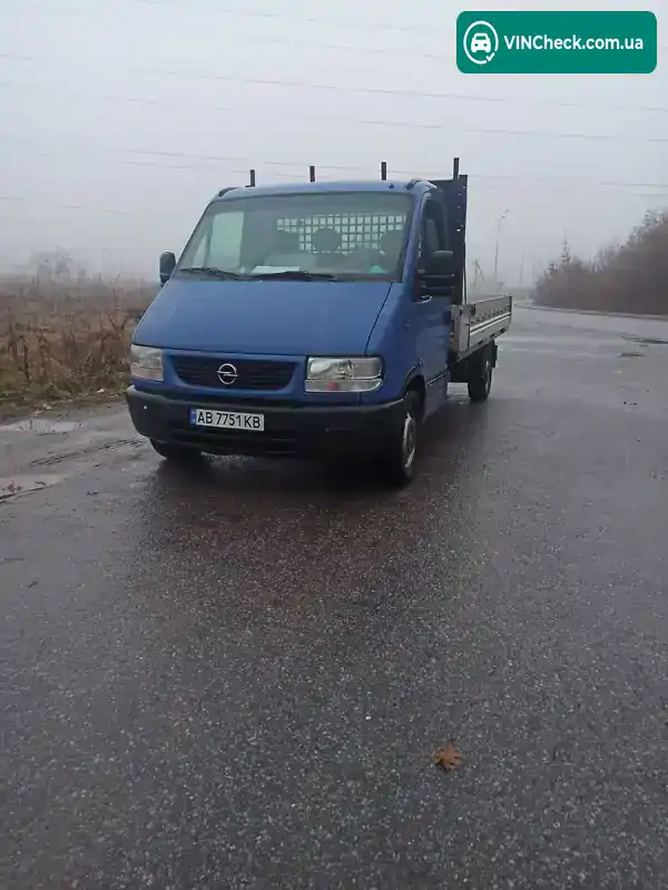 Opel Movano 2001, фото з оголошення 1 з 13, VIN VN1U9CGK525487213