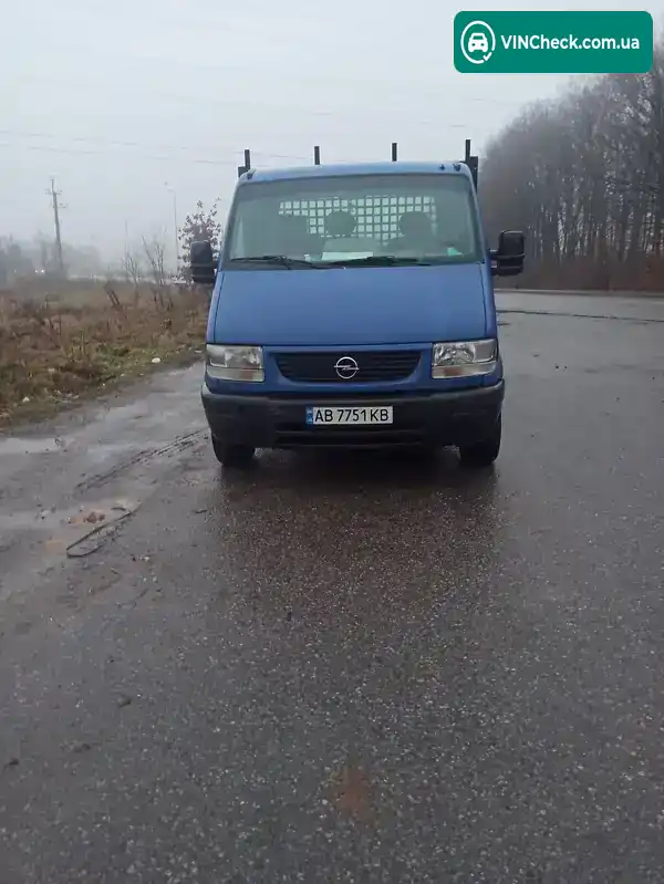 Opel Movano 2001, фото з оголошення 2 з 13, VIN VN1U9CGK525487213