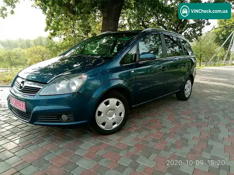 Opel Zafira 2007, фото з оголошення 1 з 20, VIN W0L0AHM757G014455