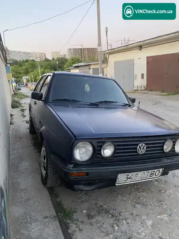 Volkswagen Golf 1988, фото з оголошення 2 з 7, VIN WVWZZZ19ZJW360976