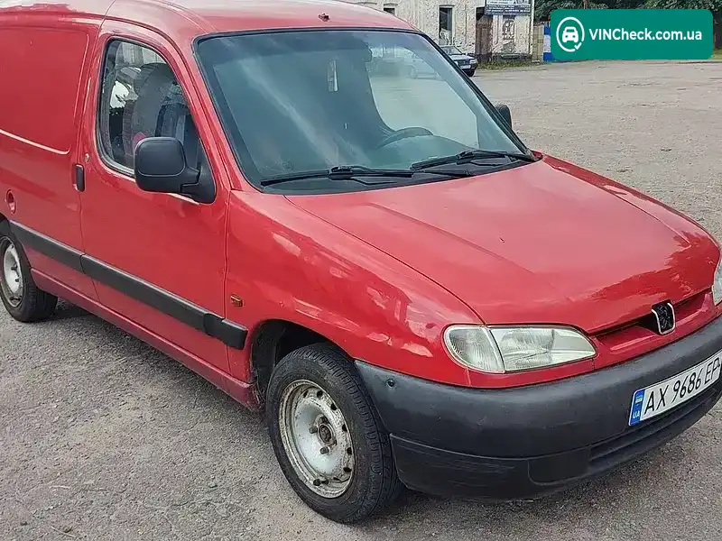 Peugeot Partner 1998, фото з оголошення 2 з 18, VIN VF35BKFXE60124443