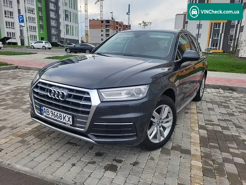 Audi Q5 2019, фото з оголошення 2 з 20, VIN WA1ANAFY7L2021374