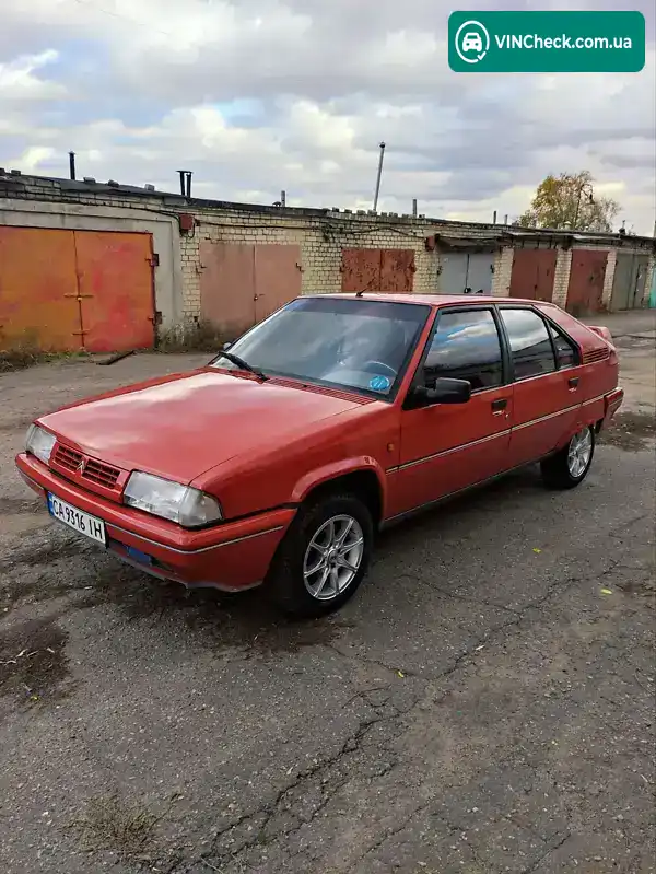 Citroen BX 1987, фото з оголошення 1 з 19, VIN VF7XBXD0029XD2069