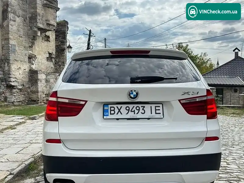 BMW X3 2011, фото з оголошення 2 з 20, VIN 5UXWX5C51BL708042