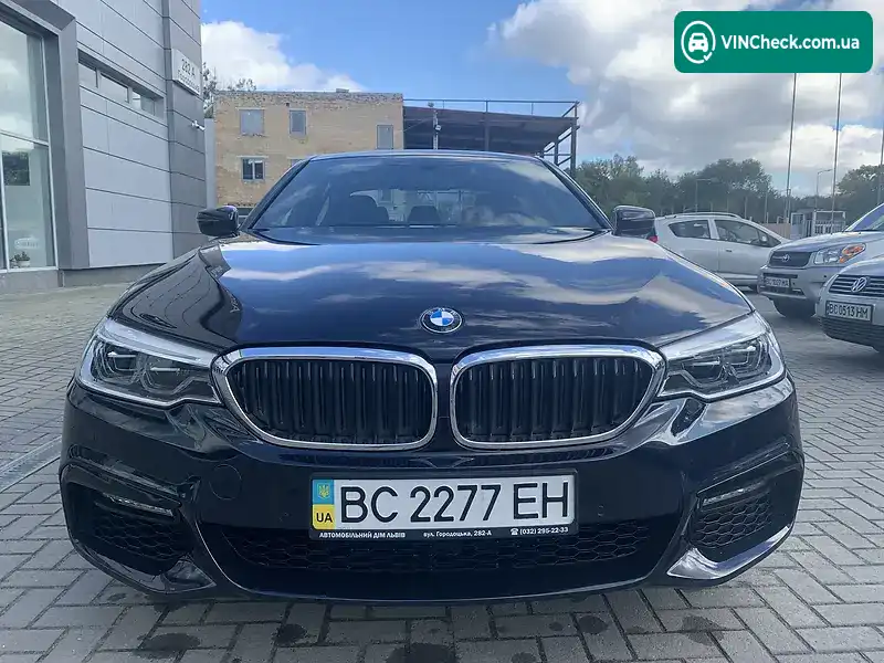 BMW 5 Series 2017, фото з оголошення 1 з 19, VIN WBAJE7C34HG889776