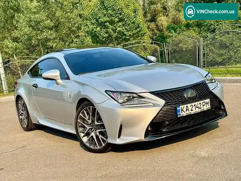 Lexus RC 2016, фото з оголошення 2 з 20, VIN JTHHA5BC3G5003216