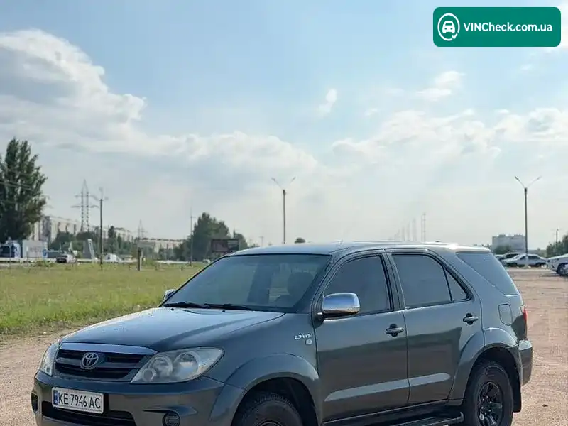 Toyota Fortuner 2007, фото з оголошення 1 з 14, VIN MR1YX59G303008648