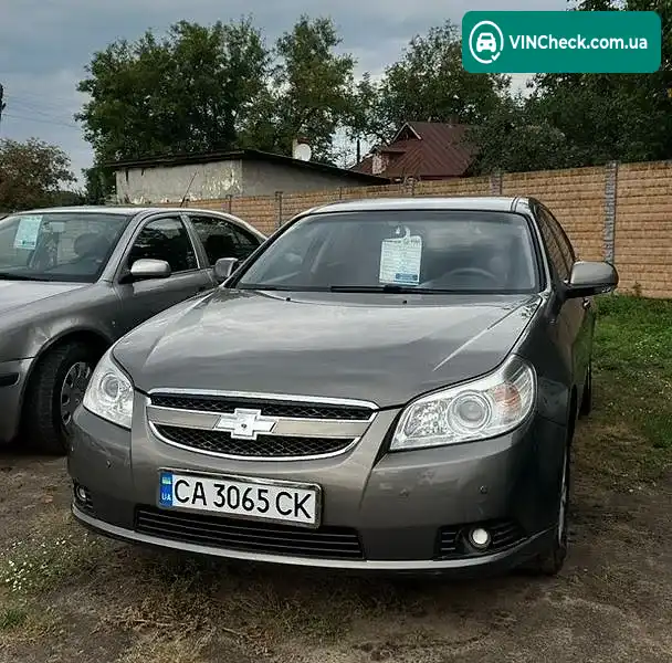 Chevrolet Epica 2008, фото з оголошення, VIN KL1LF69KE8B128826