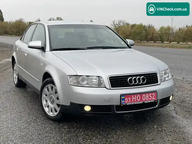 Audi A4 2002, фото з оголошення 2 з 20, VIN WAUZZZ8E72A101760