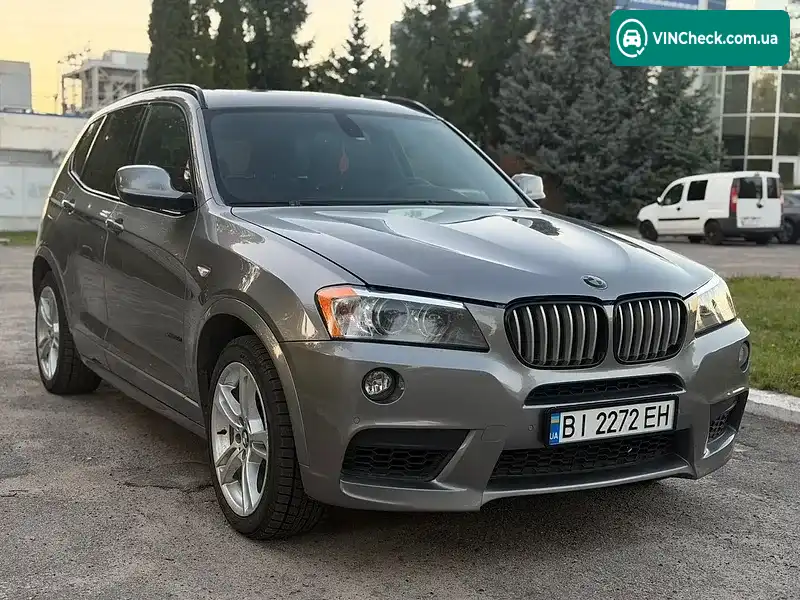 BMW X3 2012, фото з оголошення 2 з 20, VIN 5UXWX7C56CL889541