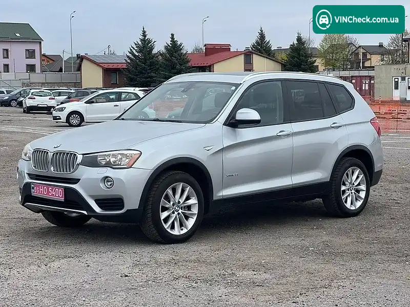 BMW X3 2017, фото з оголошення 1 з 20, VIN 5UXWX9C35H0W72341