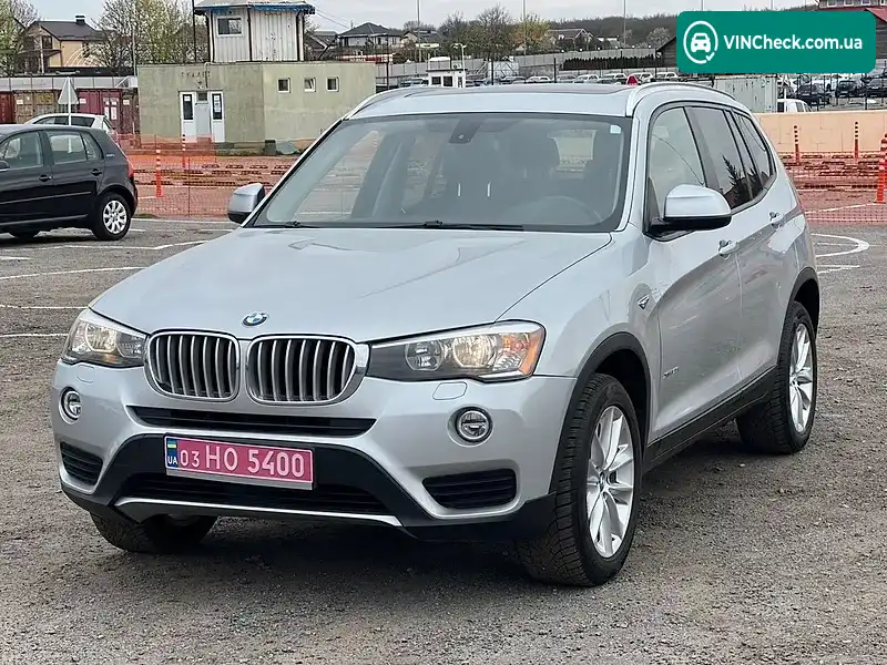 BMW X3 2017, фото з оголошення 2 з 20, VIN 5UXWX9C35H0W72341