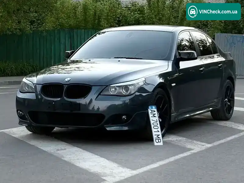 BMW 5 Series 2008, фото з оголошення 2 з 21, VIN WBANX51050C056945