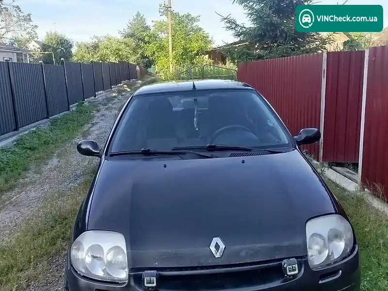 Renault Clio 2001, фото з оголошення 2 з 14, VIN VF1LB0K0525397269