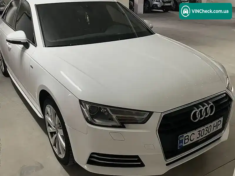 Audi A4 2017, фото з оголошення 2 з 6, VIN WAUKMAF42JA095683