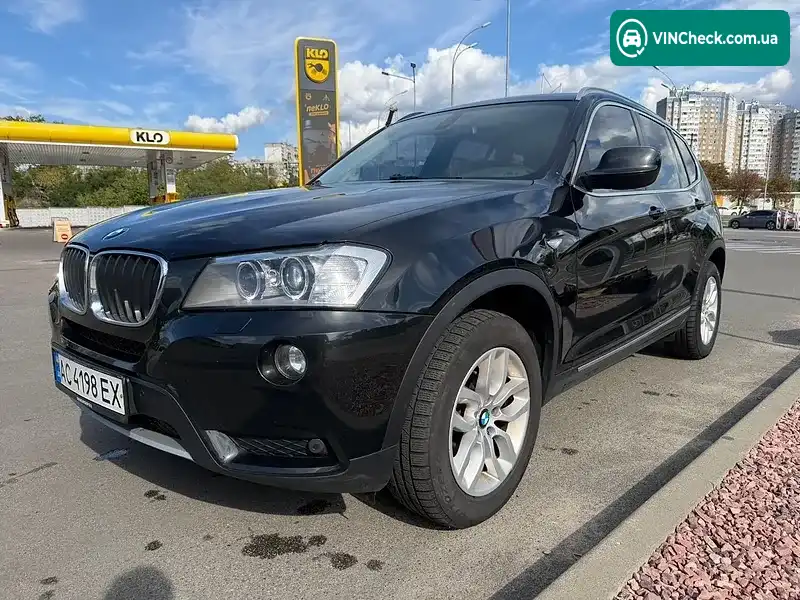 BMW X3 2012, фото з оголошення 1 з 17, VIN WBAWY310600A47360