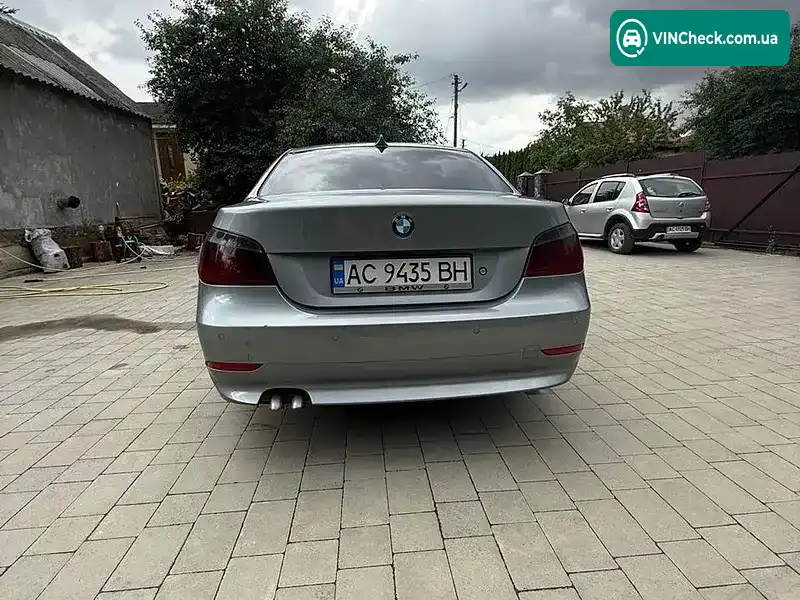 BMW 5 Series 2003, фото з оголошення 1 з 20, VIN WBANC71030B629256