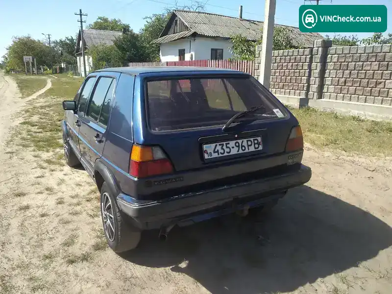 Volkswagen Golf 1987, фото з оголошення 2 з 11, VIN WVWZZZ19ZHW763443