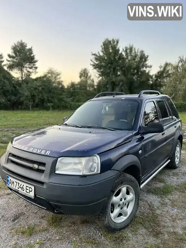 Land Rover Freelander 2002, фото з оголошення 1 з 13, VIN SALLNABE12A201929