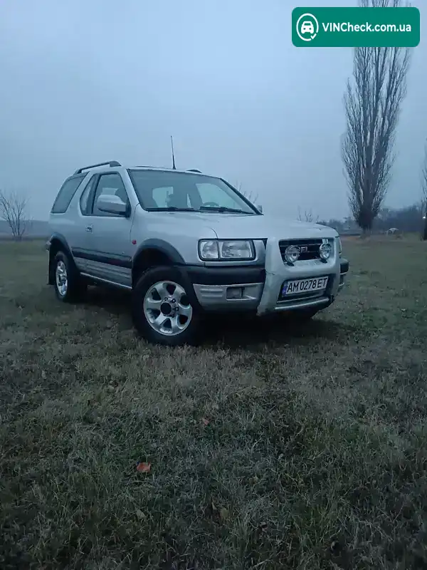 Opel Frontera 2000, фото з оголошення 1 з 20, VIN W0L06B1ZCYV622313