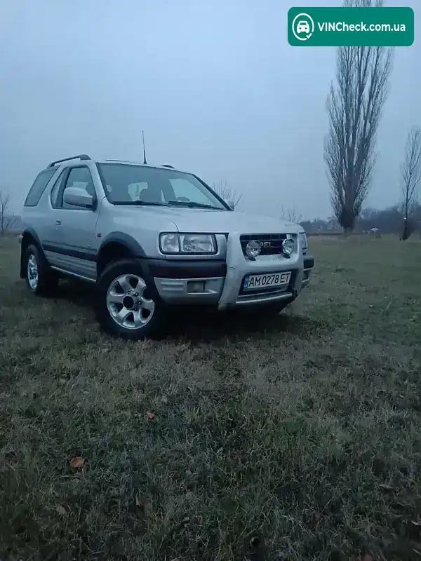 Opel Frontera 2000, фото з оголошення 2 з 20, VIN W0L06B1ZCYV622313