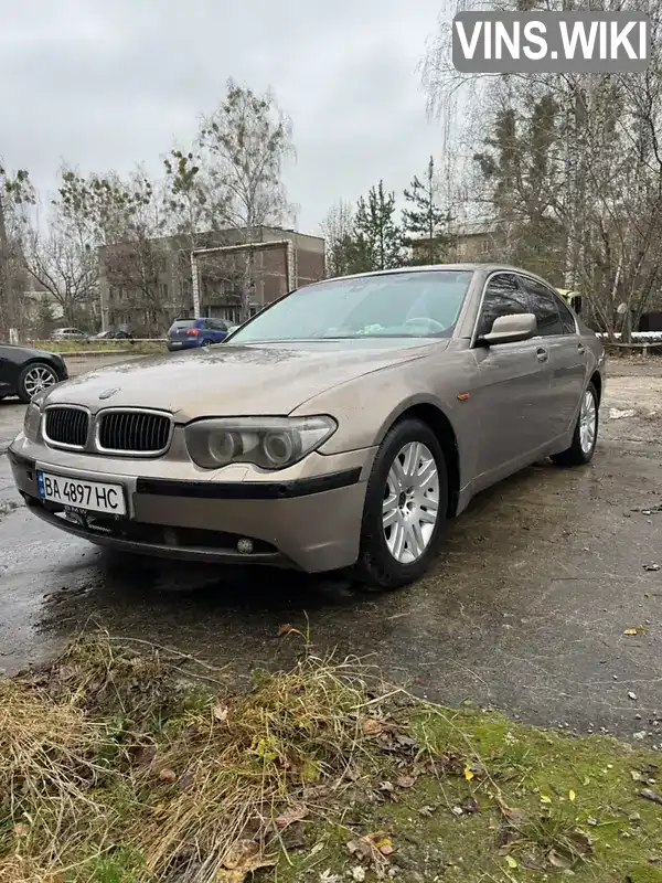 BMW 7 Series 2002, фото з оголошення 1 з 21, VIN WBAGL410X0DL93474
