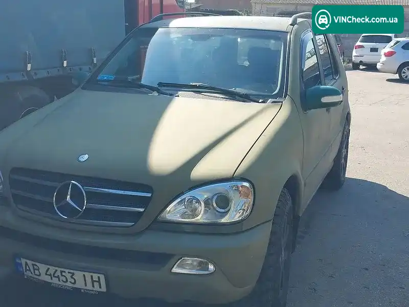 Mercedes-Benz M-Class 2002, фото з оголошення 2 з 4, VIN WDC1631131X772594