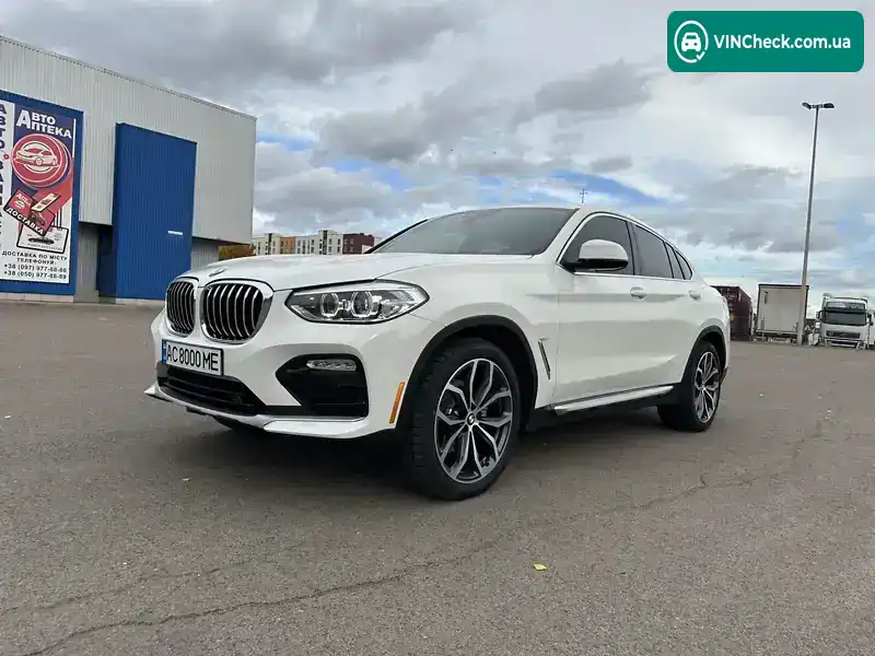 BMW X4 2019, фото з оголошення 2 з 21, VIN 5UXUJ3C51KLG55214