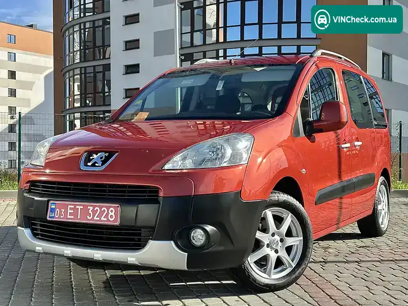 Peugeot Partner 2012, фото з оголошення 1 з 20, VIN VF37J9HN0BJ823056