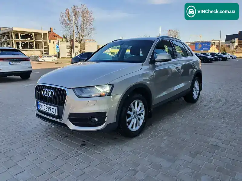 Audi Q3 2013, фото з оголошення 1 з 14, VIN WAUZZZ8U7DR076337