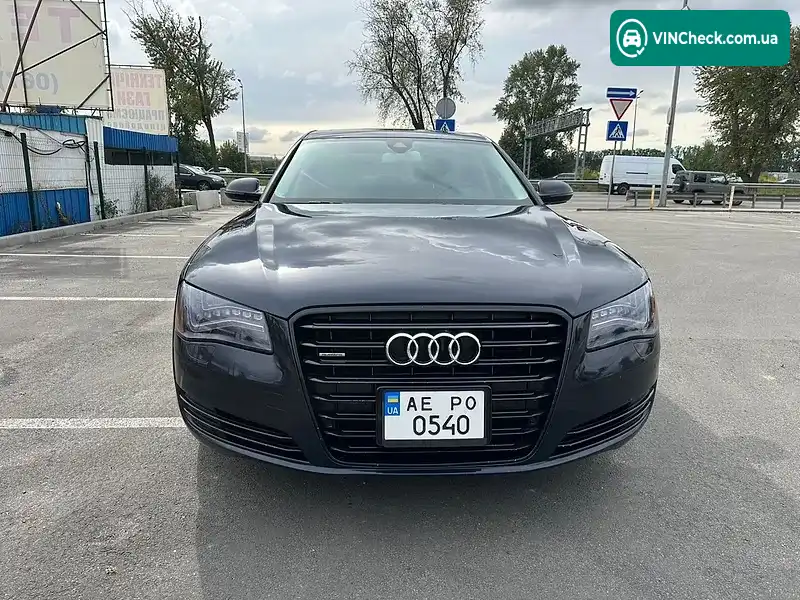 Audi A8 2013, фото з оголошення 2 з 20, VIN WAURMAFD3EN003350