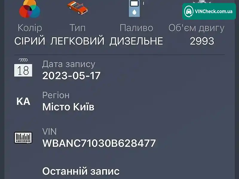 BMW 5 Series 2003, фото з оголошення 2 з 5, VIN WBANC71030B628477