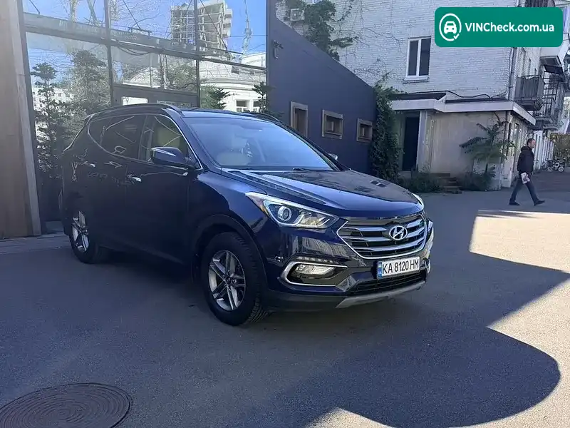 Hyundai Santa FE 2018, фото з оголошення 2 з 20, VIN 5XYZU3LB8JG561147