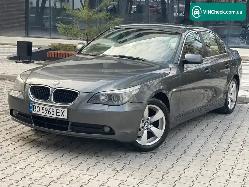 BMW 5 Series 2005, фото з оголошення 1 з 21, VIN WBANE31060B945141