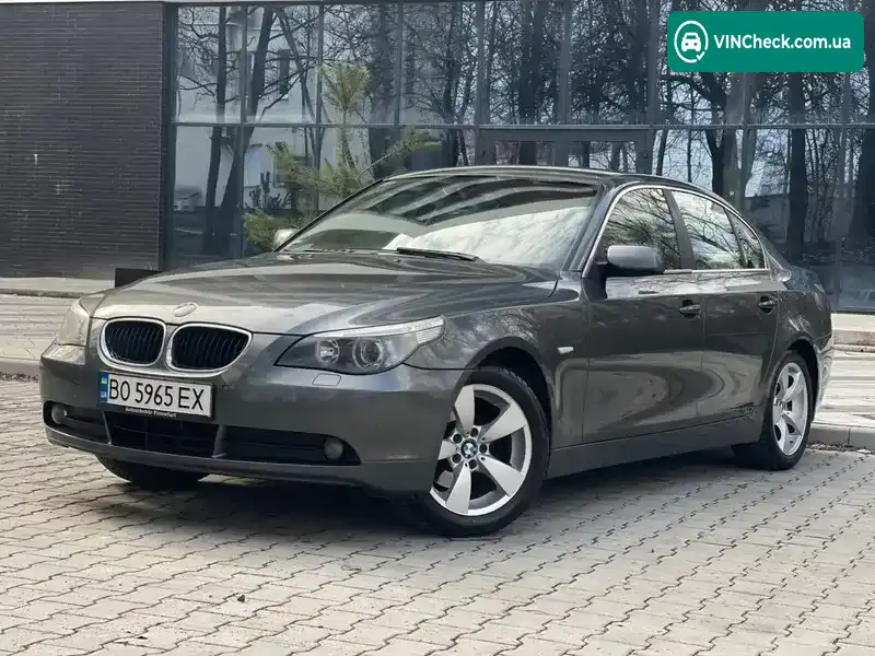 BMW 5 Series 2005, фото з оголошення 2 з 21, VIN WBANE31060B945141
