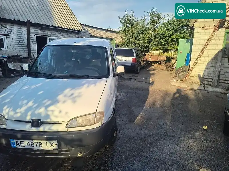 Peugeot Partner 1999, фото з оголошення 2 з 8, VIN VF35BWJZE60227033