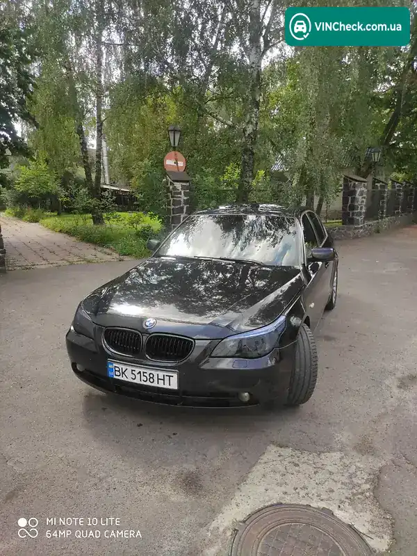 BMW 5 Series 2005, фото з оголошення 1 з 13, VIN WBANA71030B611457