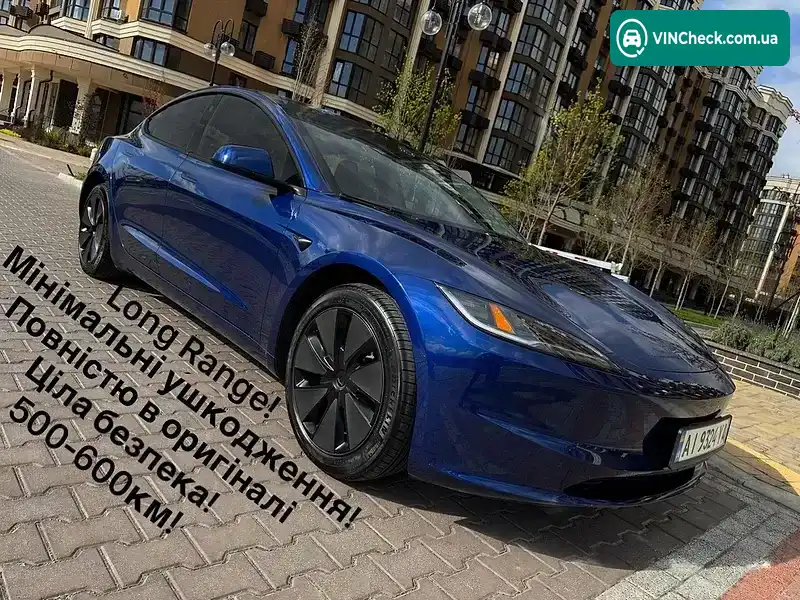 Tesla Model 3 2025, фото з оголошення 1 з 21, VIN 5YJ3E1EA0SF922486