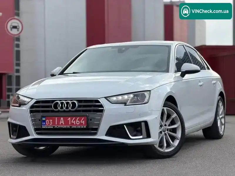 Audi A4 2019, фото з оголошення 1 з 21, VIN WAUGMAF43KN011015